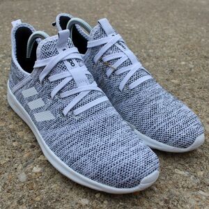 Adidas Women's Cloudfoam Pure Grey Sneakers Sz 8.5